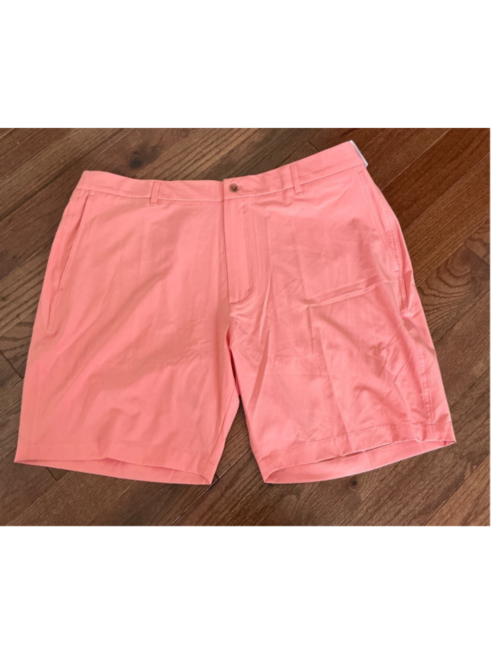Men's Walter Hagen Coral Flat Front Performance Shorts Waist 42